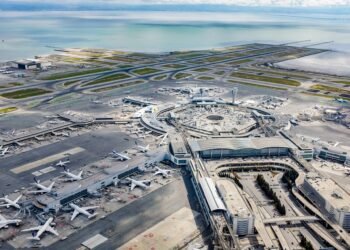 San Francisco International Airport - aerial photo