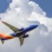 Southwest Airlines Boeing 737-700 in flight