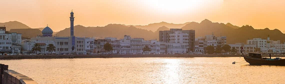 Sunset on the Mutrah Corniche, Muscat