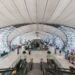 Inside the terminal at Bangkok Suvarnabhumi Airport