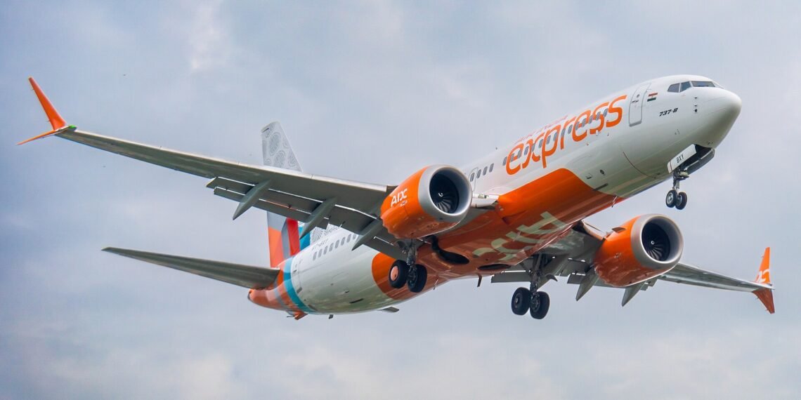 Air India Express Boeing 737 in flight