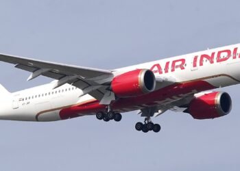 Air India Airbus A350-900 at London Heathrow