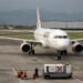 Volotea Airbus A320 on the ground at Milan Bergamo