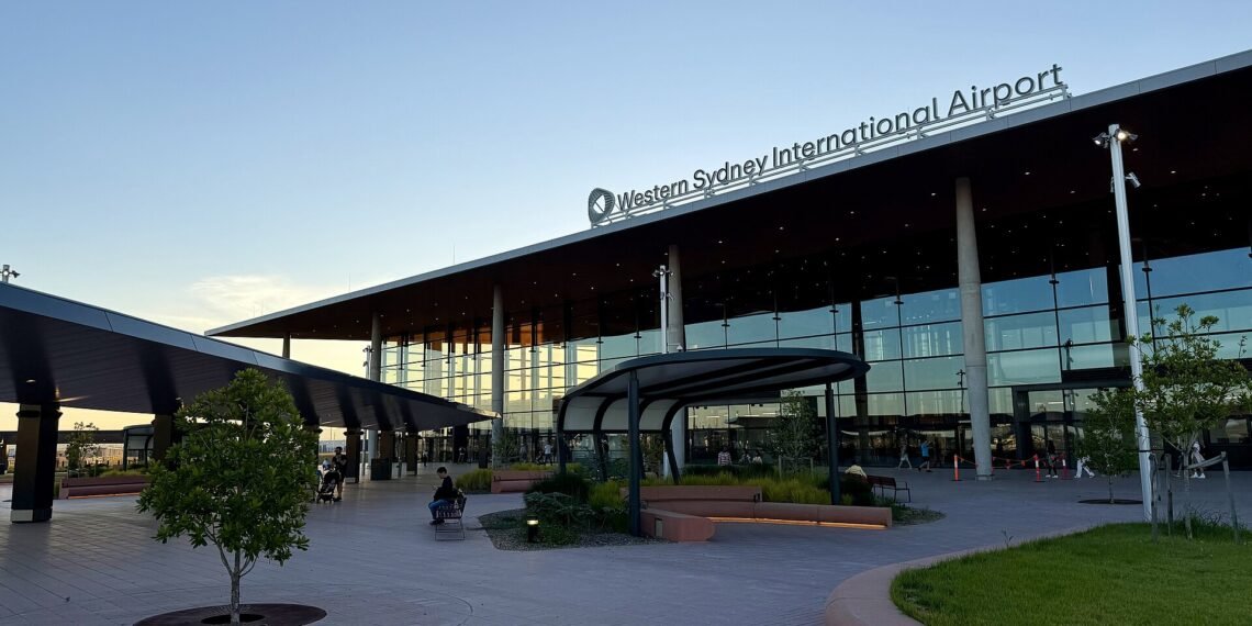Forecourt of Western Sydney International Airport