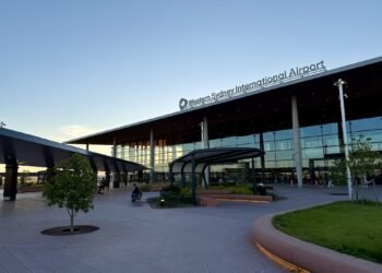 Forecourt of Western Sydney International Airport