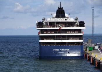 Atlas Ocean Voyages' World Navigator at the Port of Tallinn