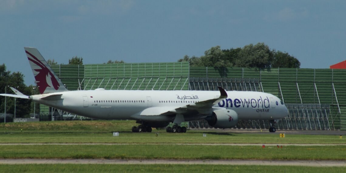 A7-ANE Airbus A350-1041 Qatar Airways, Manchester
