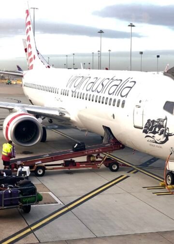 Boeing 737-800 Chiton Rocks of Virgin Australia at Melbourne Airport