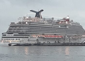 Carnival Panorama docked at the Long Beach Cruise Terminal, California