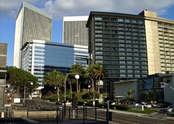 Century City towers, Los Angeles