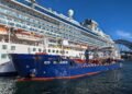 Coral Princess being fueld by ICS Reliance at Sydney Harbour