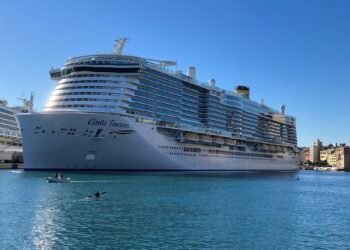 Costa Toscana docked in Savona, Italy