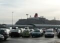 Cunard ship Queen Victoria berthed in Southampton