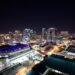 Downtown Phoenix, Arizona skyline at night