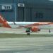 easyJet Airbus A320neo G-UZHM in easyJet livery at Manchester Airport