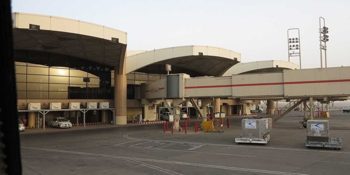 Terminal building at King Khalid International Airport, Riyadh