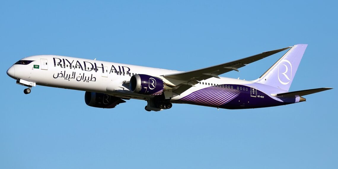 Riyadh Air Boeing 787-9 Dreamliner HZ-RXX at London Heathrow