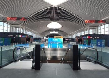 New boarding area A at Rome Fiumicino Airport