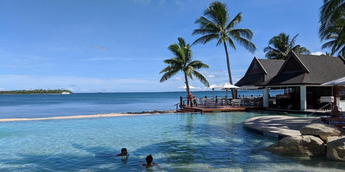 Sheraton Denarau poolside view