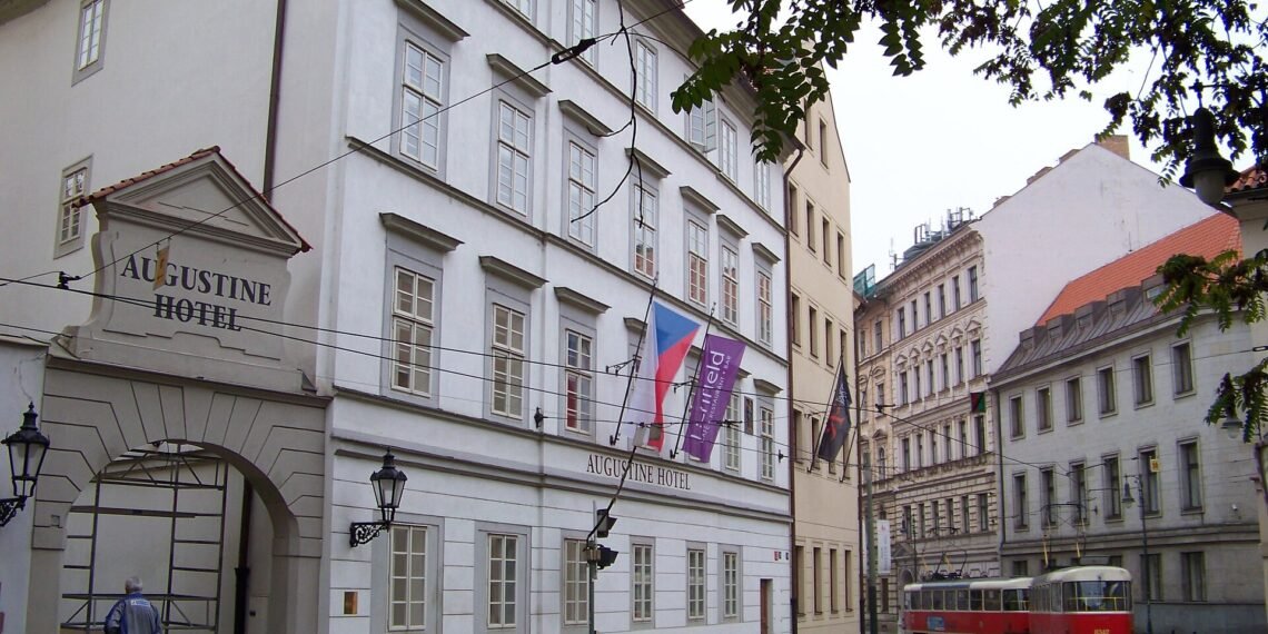 The Augustine hotel building in Malá Strana, Prague