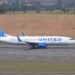 United Airlines Boeing 737-800 N73270 taking off at Taiwan Taoyuan International Airport