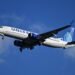 United Airlines Boeing 737-8 MAX N47293 on final approach to Boston Oct 2024 2